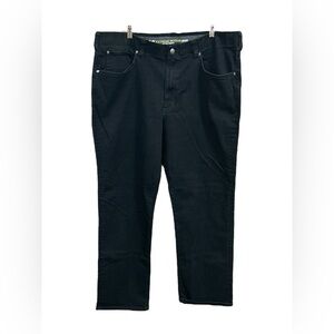 Lee Extreme Motion Big & Tall Relaxed Fit Straight Leg Men's Jeans 44X32 Black